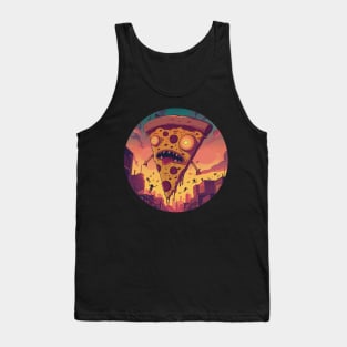 Attack of the Floating Pizza Tank Top